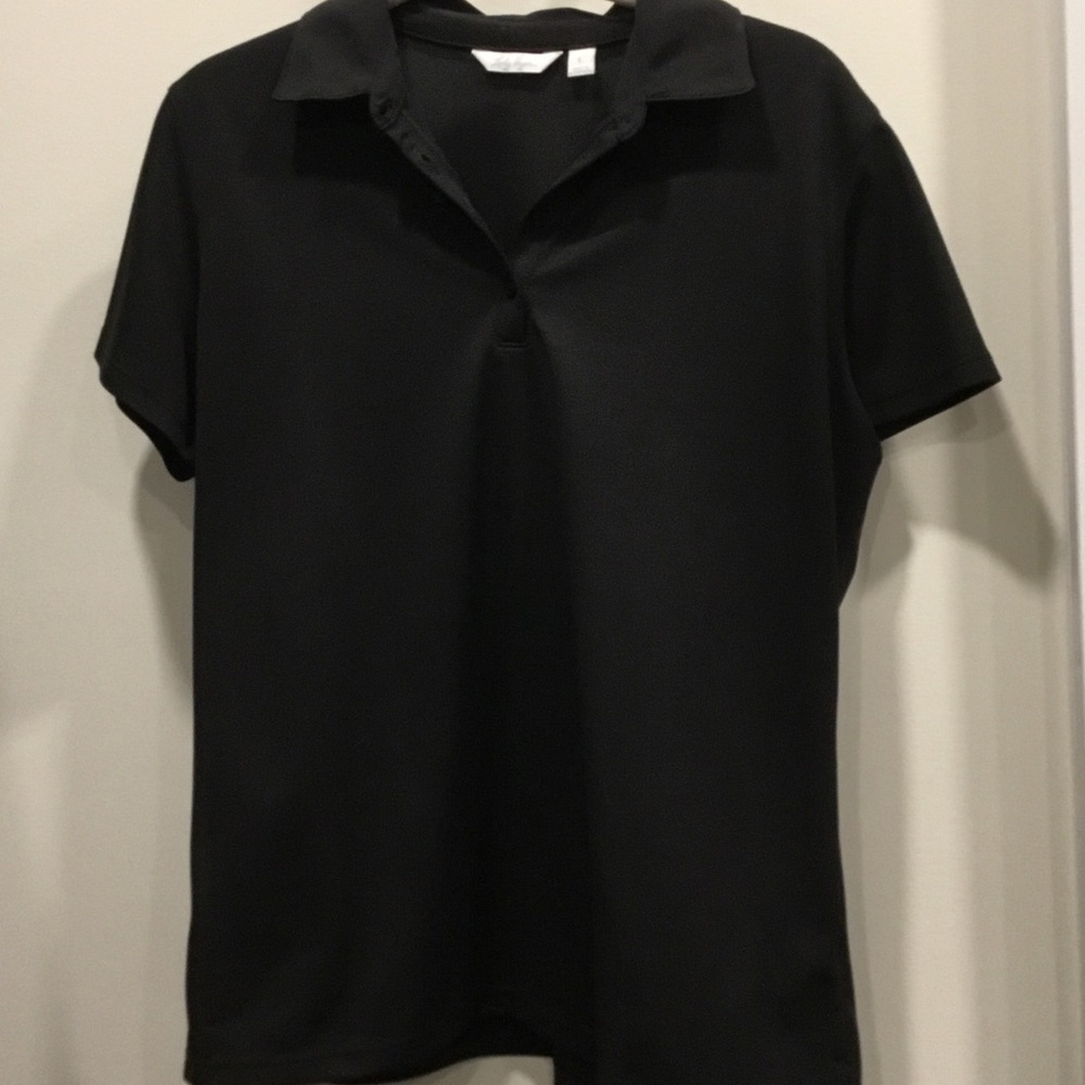 Lady Hagen Black Short Sleeve Golf Polo Shirt